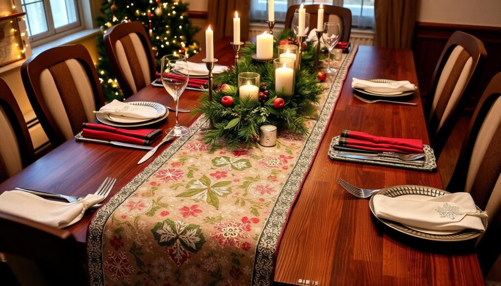 christmas table runner