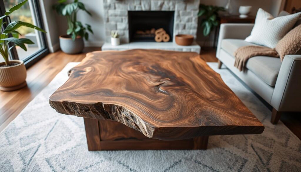 live edge coffee table​